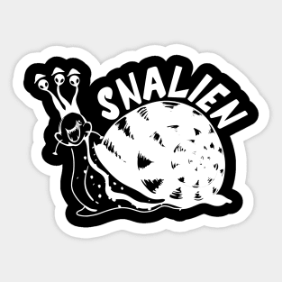 snalien alien snail Sticker